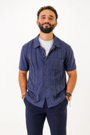 Camisa plisada de hombre - Tavz Clothing