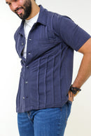 Camisa plisada de hombre - Tavz Clothing