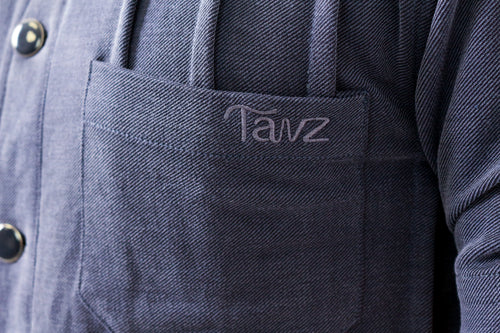 Camisa plisada de hombre - Tavz Clothing